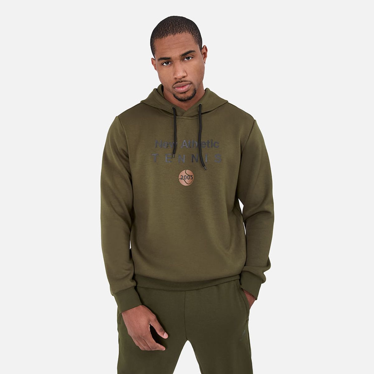 NEW ATHLETIC - Polera New Athletic Tennis Verde Militar Hombre