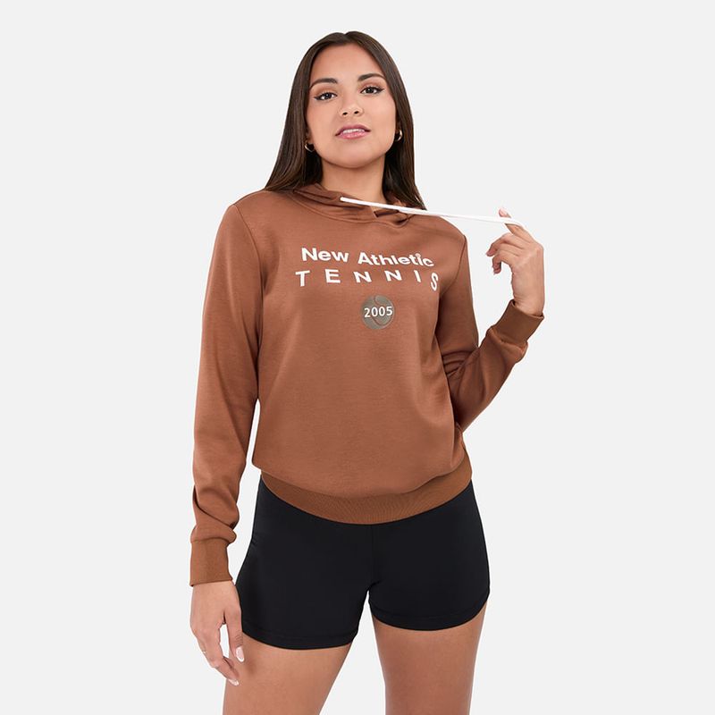 NEW ATHLETIC - Polera New Athletic Tennis Marrón Mujer