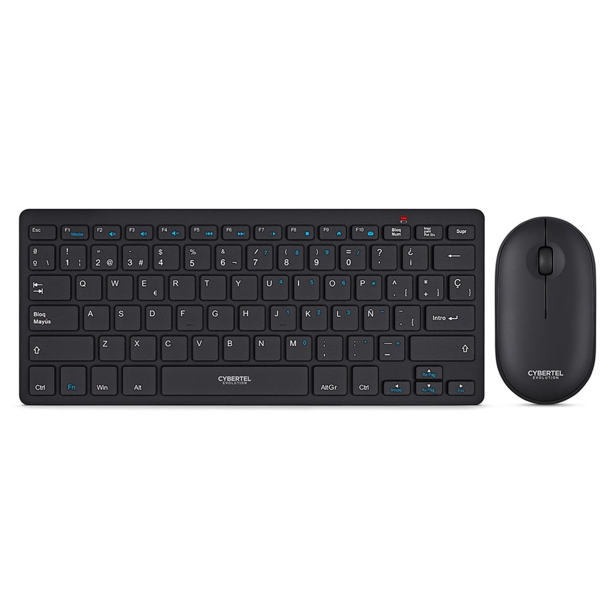 CYBERTEL - Kit Teclado Y Mouse INALAMBRICOS CYBERTEL EVOLUTION WT801WT
