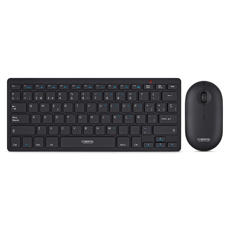CYBERTEL - Kit Teclado Y Mouse INALAMBRICOS CYBERTEL EVOLUTION WT801WT