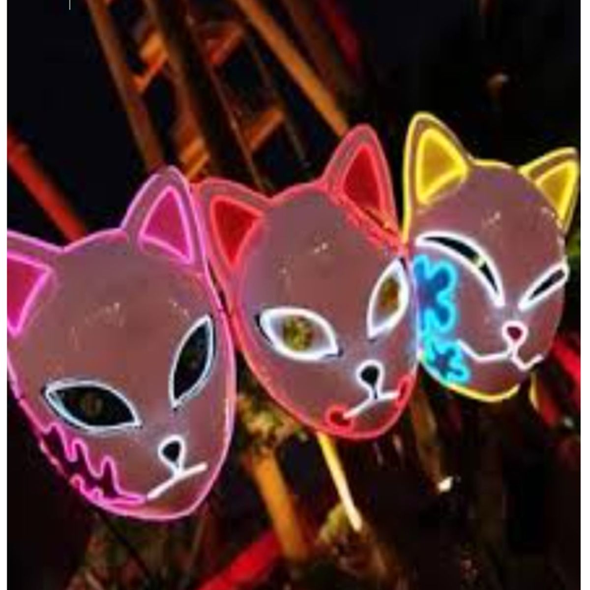 GENERICO - Máscara para Halloween Máscara de Gato