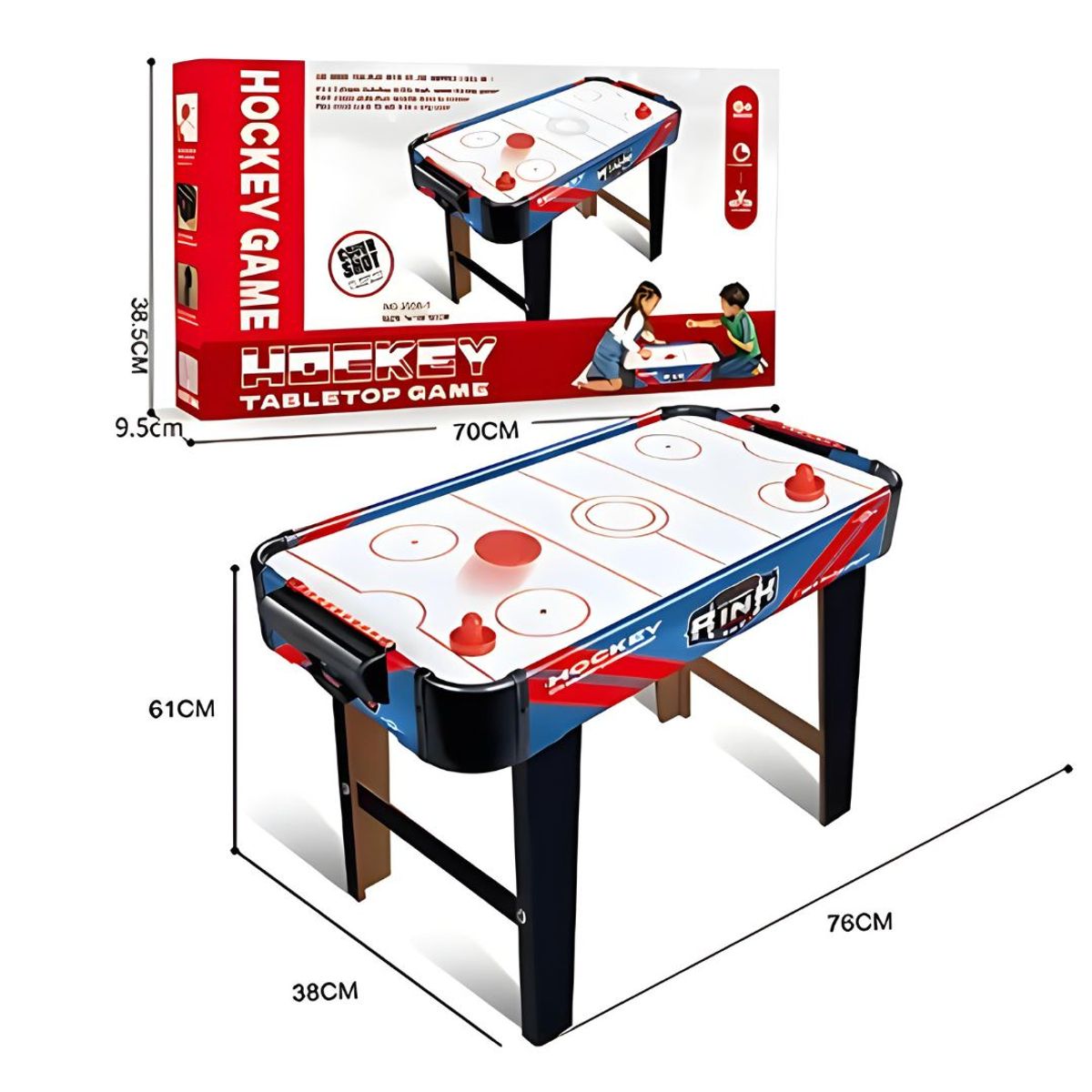 LABERINTO - JUEGO DE MESA - AIR HOCKEY MINI - MESA DE HOCKEY NIÑOS