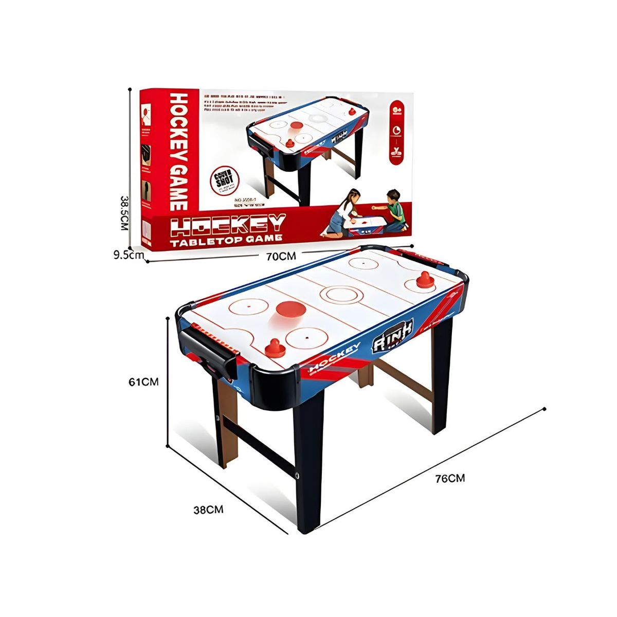 LABERINTO - JUEGO DE MESA - AIR HOCKEY MINI - MESA DE HOCKEY NIÑOS