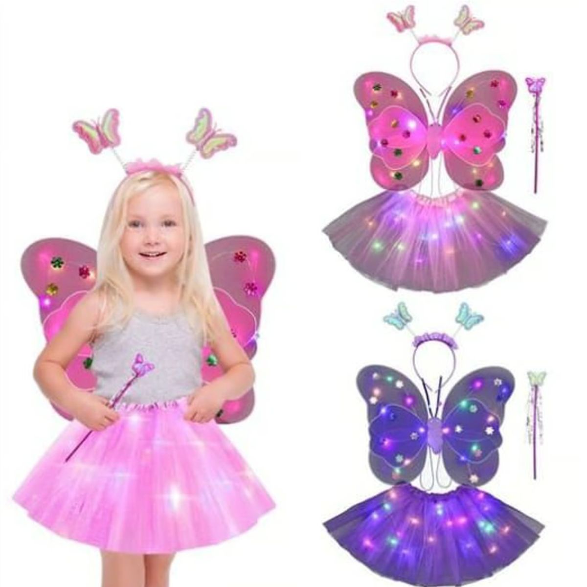 GENERICO - Alitas mariposa luminosa vinchavarita