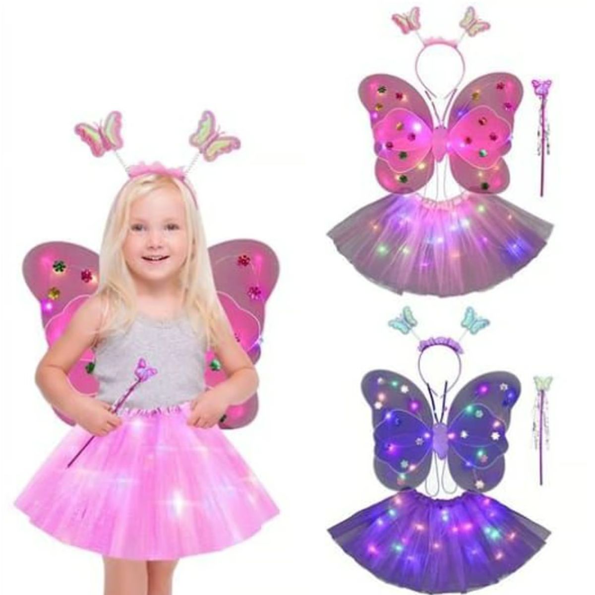 GENERICO - Alitas mariposa luminosa vinchavarita