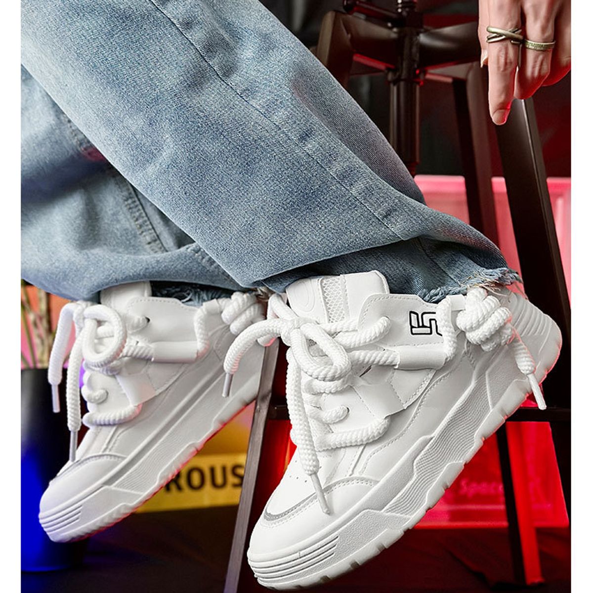 BLWOENS - Zapatos  deportivas para hombres  Zapatillas - Blanco