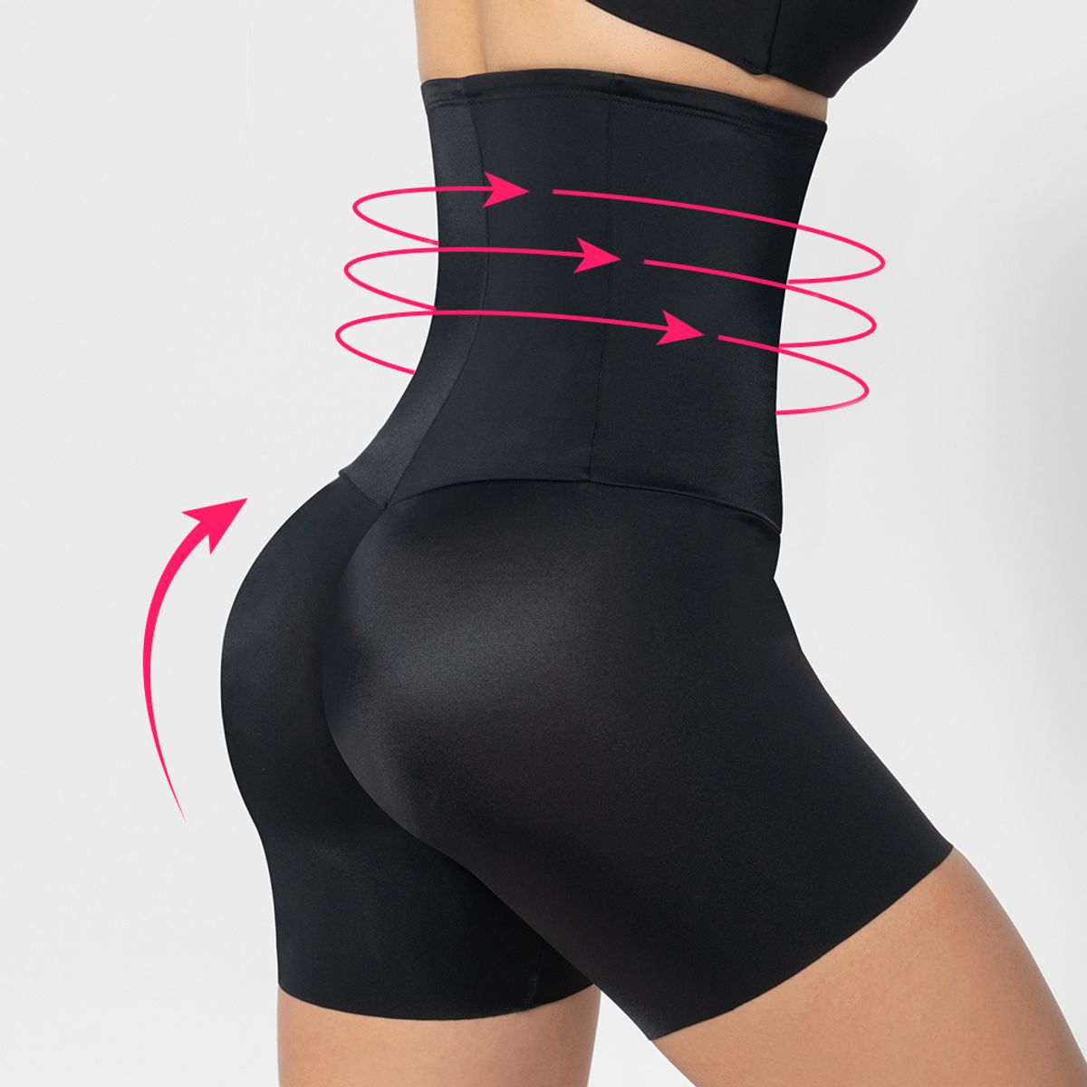 GENERICO - calzon faja mujer moldeadora reductor de cintura y abdomen negro