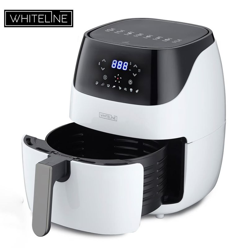 WHITELINE - Freidora de Aire Digital de 4 5L Whiteline DH-202A Blanco