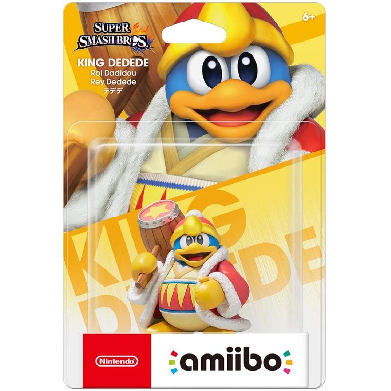 NINTENDO - King Dedede Amiibo Super Smash Bros figura de accion original