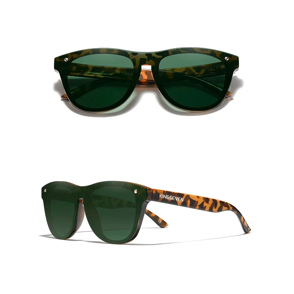 KINGSEVEN - Lentes de Sol Polarizados Unisex Kingseven uv400 + Estuche