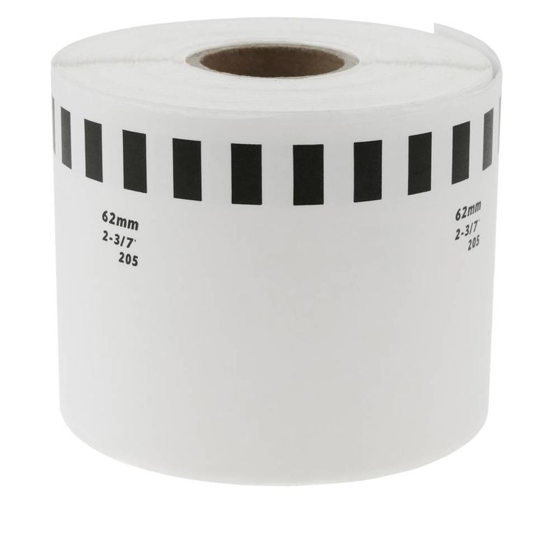 GENERICO - Rollo continuo autoadhesivo termal Compatible Brother  DK 2205 30mts