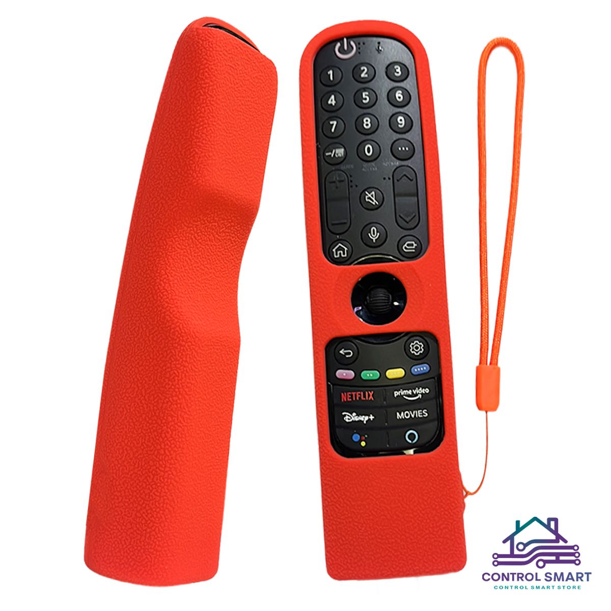 LG - Lg Magic Remote MR24GA Modelo 2024 + Funda  Naranja
