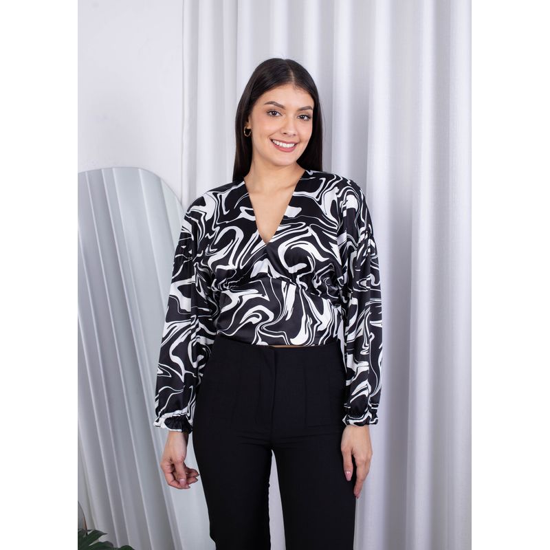 NANCY'S COLLECTION - Blusa Manga Larga Mujer Nancys Collection