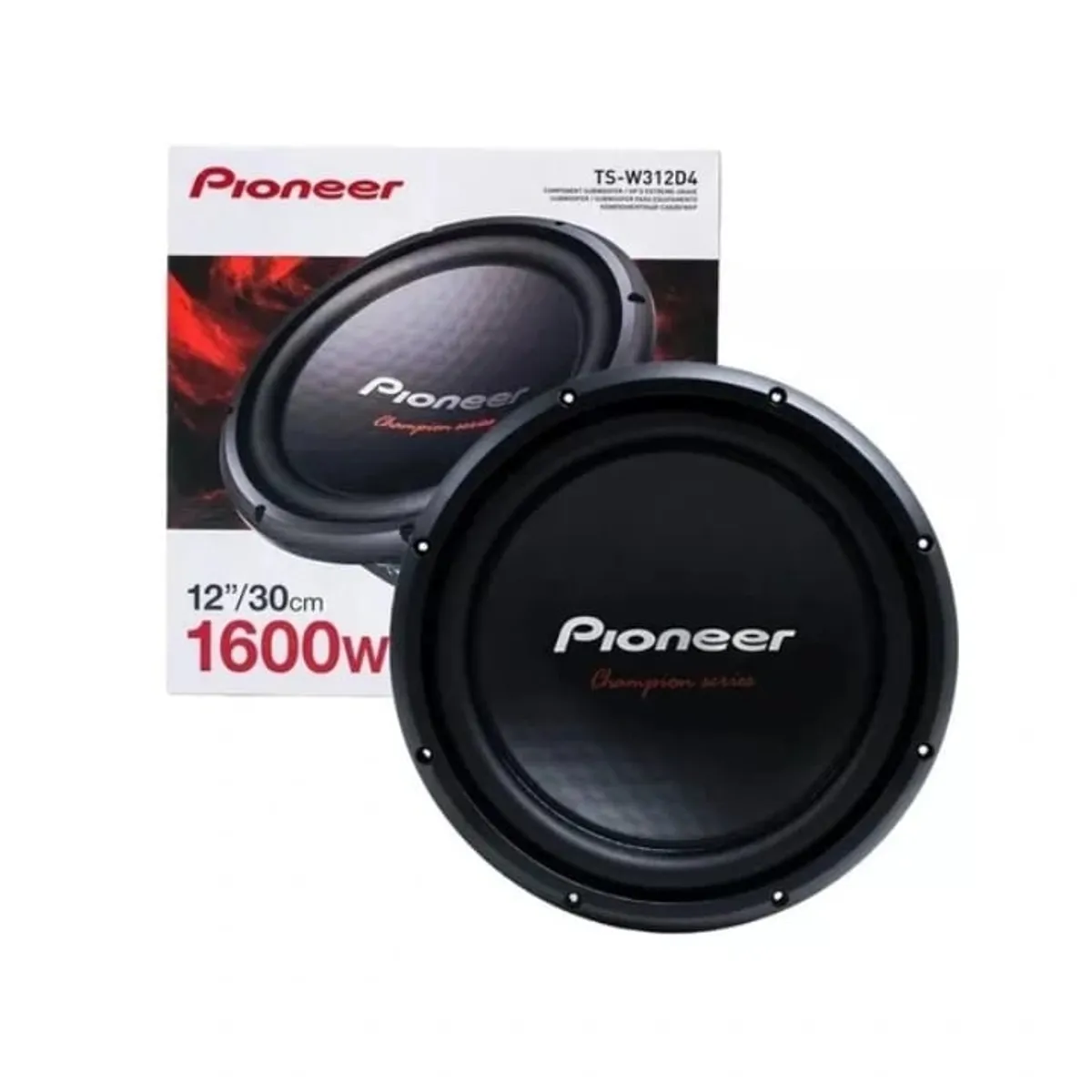 PIONEER - Pioneer Subwoofer Ts-w312d4 Doble Bobina Color Negro
