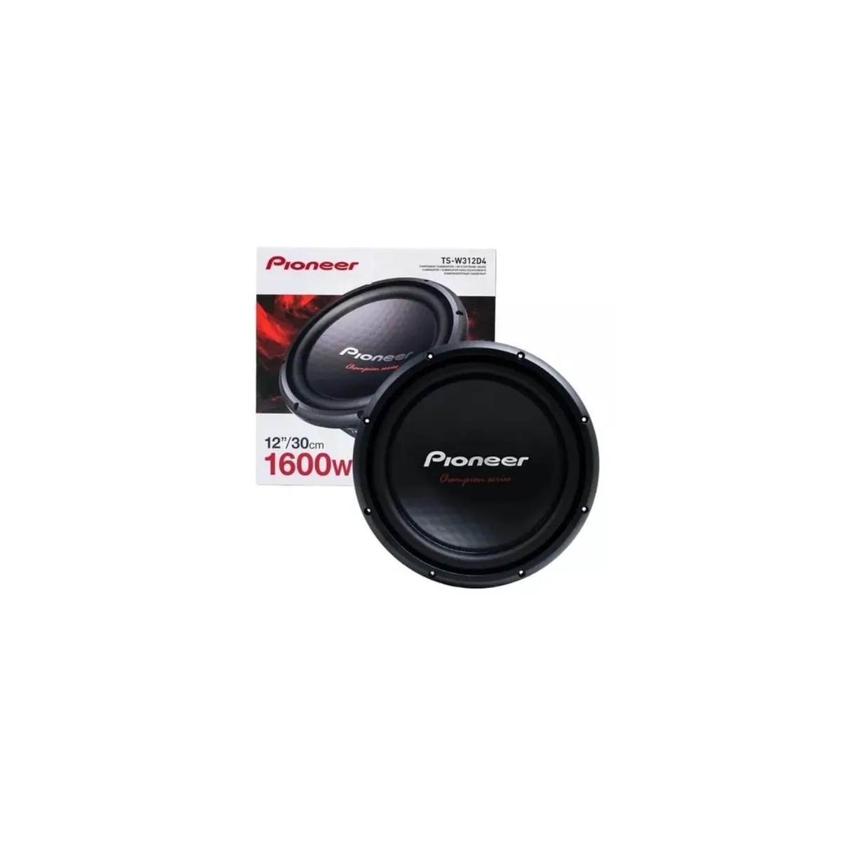 PIONEER - Pioneer Subwoofer Ts-w312d4 Doble Bobina Color Negro