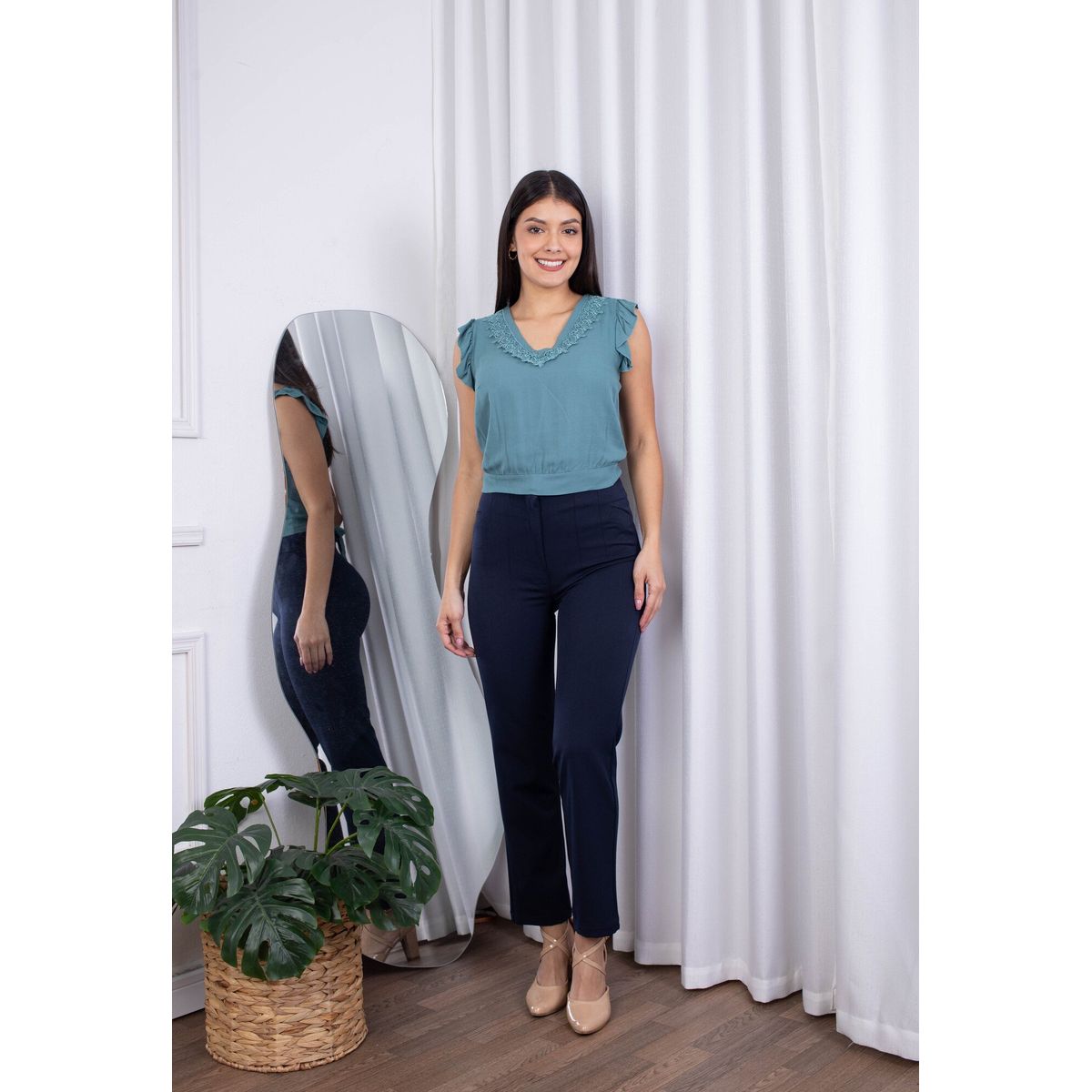 NANCY'S COLLECTION - Pantalón de Vestir Mujer  Nancys Collection