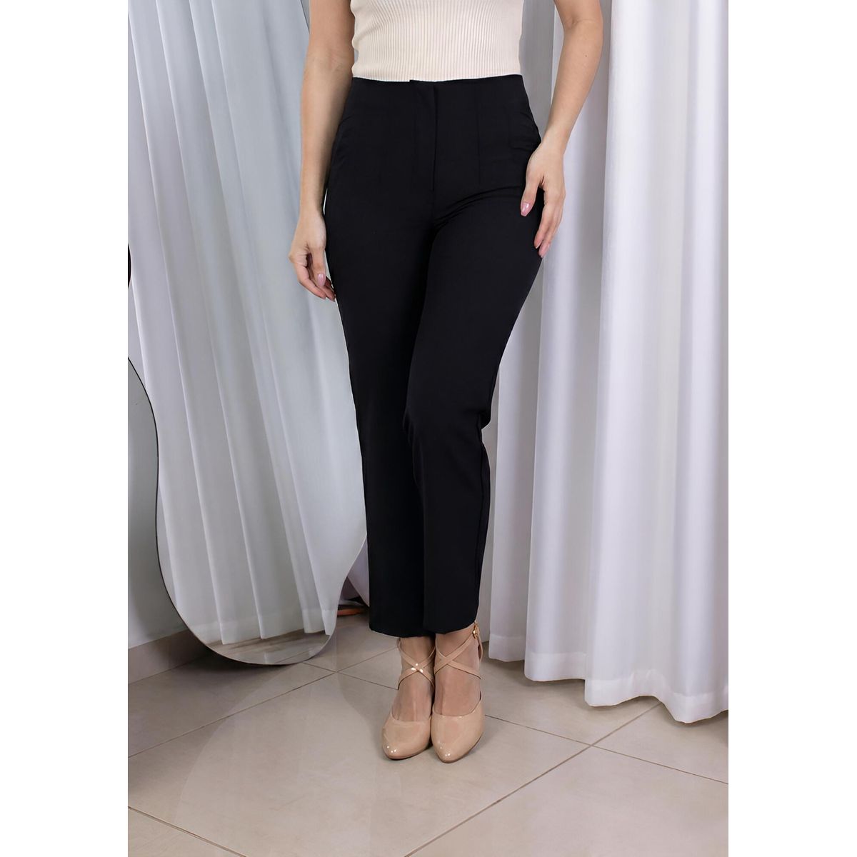 NANCY'S COLLECTION - Pantalón de Vestir de Mujer Nancys Collection