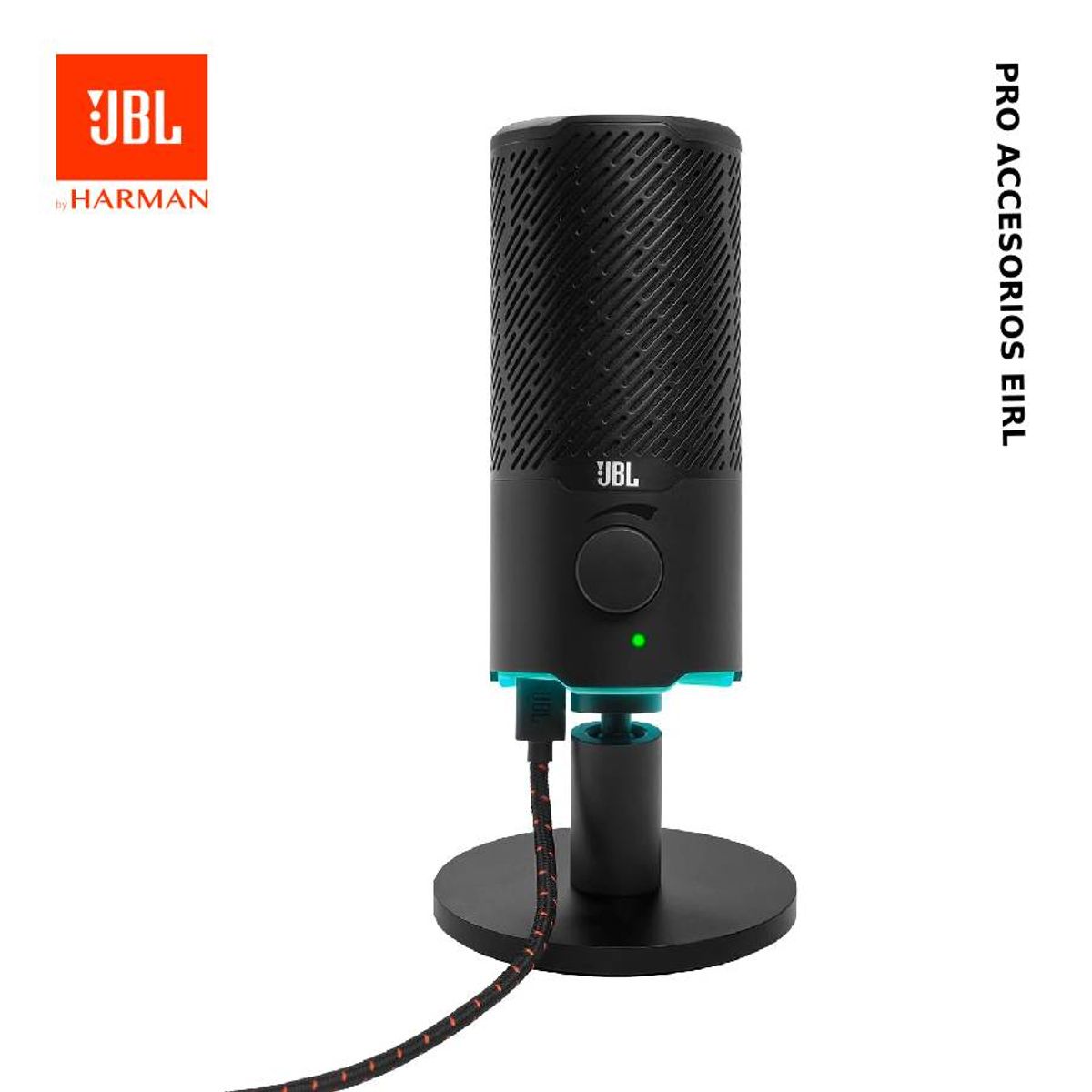 JBL - JBL Quantum Stream Micrófono USB de Alta Calidad para Streaming