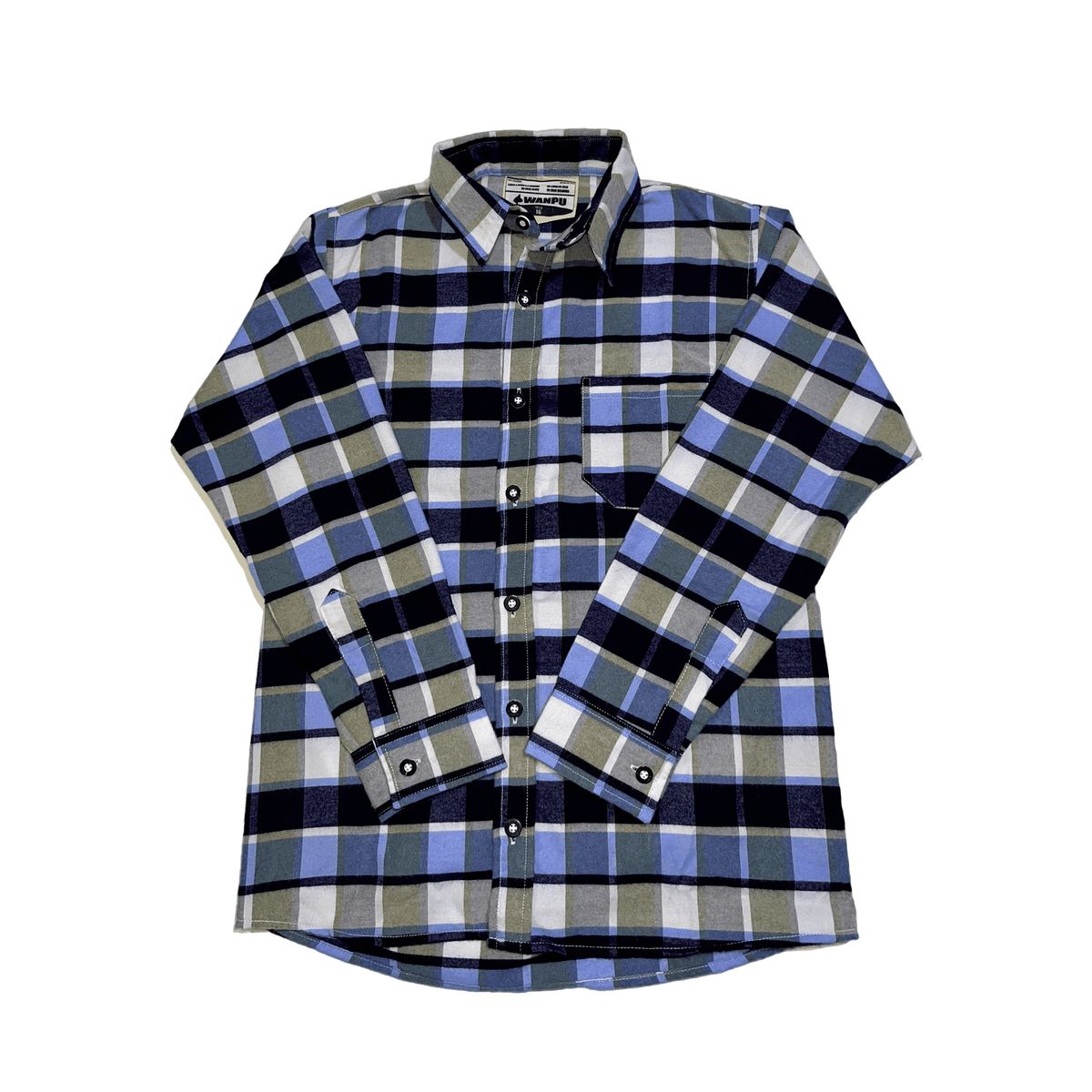 GENERICO - CAMISA NIÑO ALGODON LEÑADOR