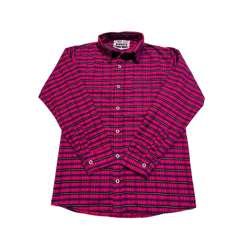 GENERICO - CAMISA NIÑO ALGODON LEÑADOR