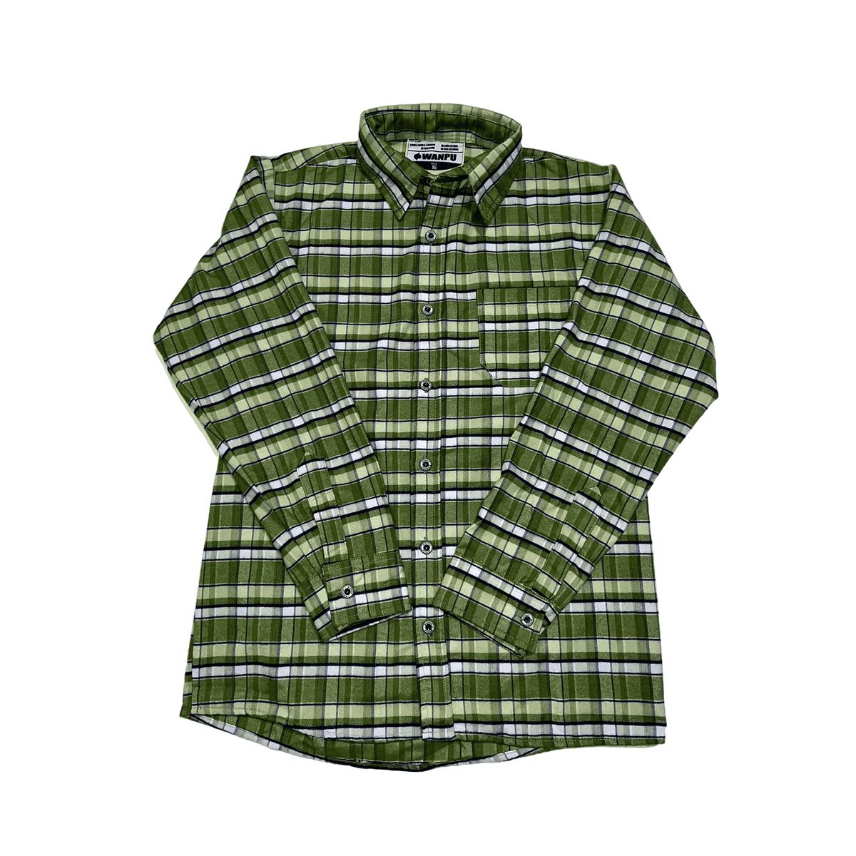 GENERICO - CAMISA NIÑO ALGODON LEÑADOR