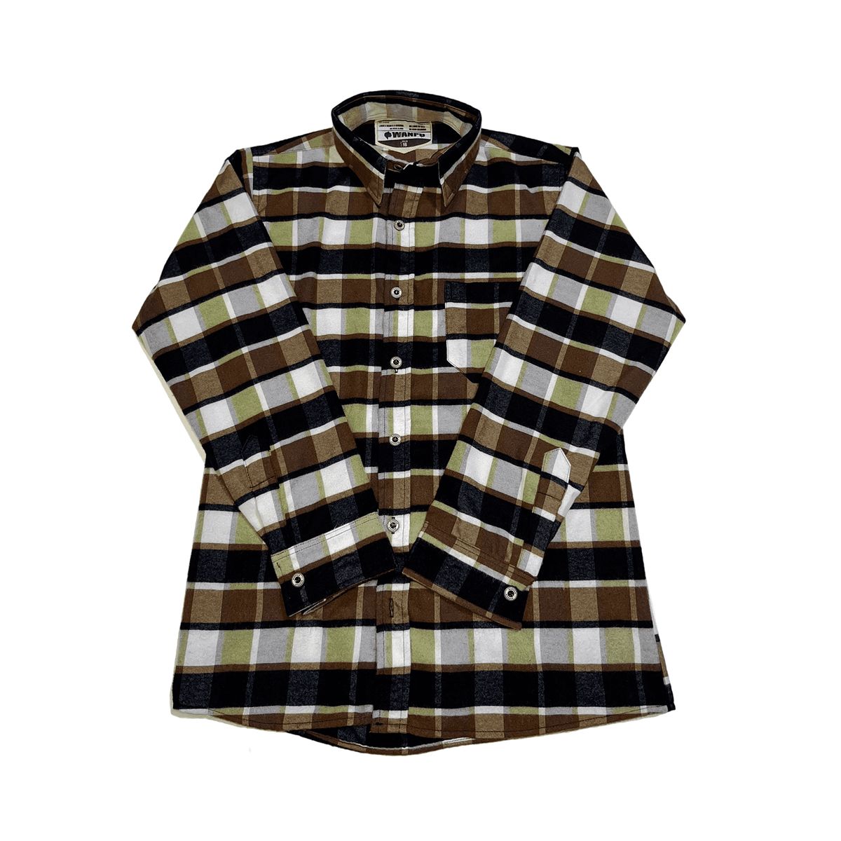 GENERICO - CAMISA NIÑO ALGODON LEÑADOR