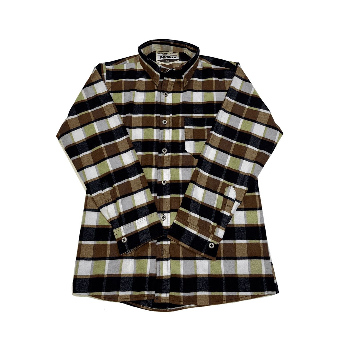 GENERICO - CAMISA NIÑO ALGODON LEÑADOR