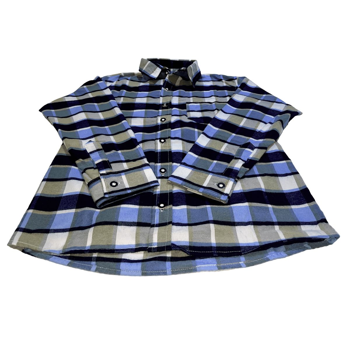 GENERICO - CAMISA NIÑO ALGODON LEÑADOR