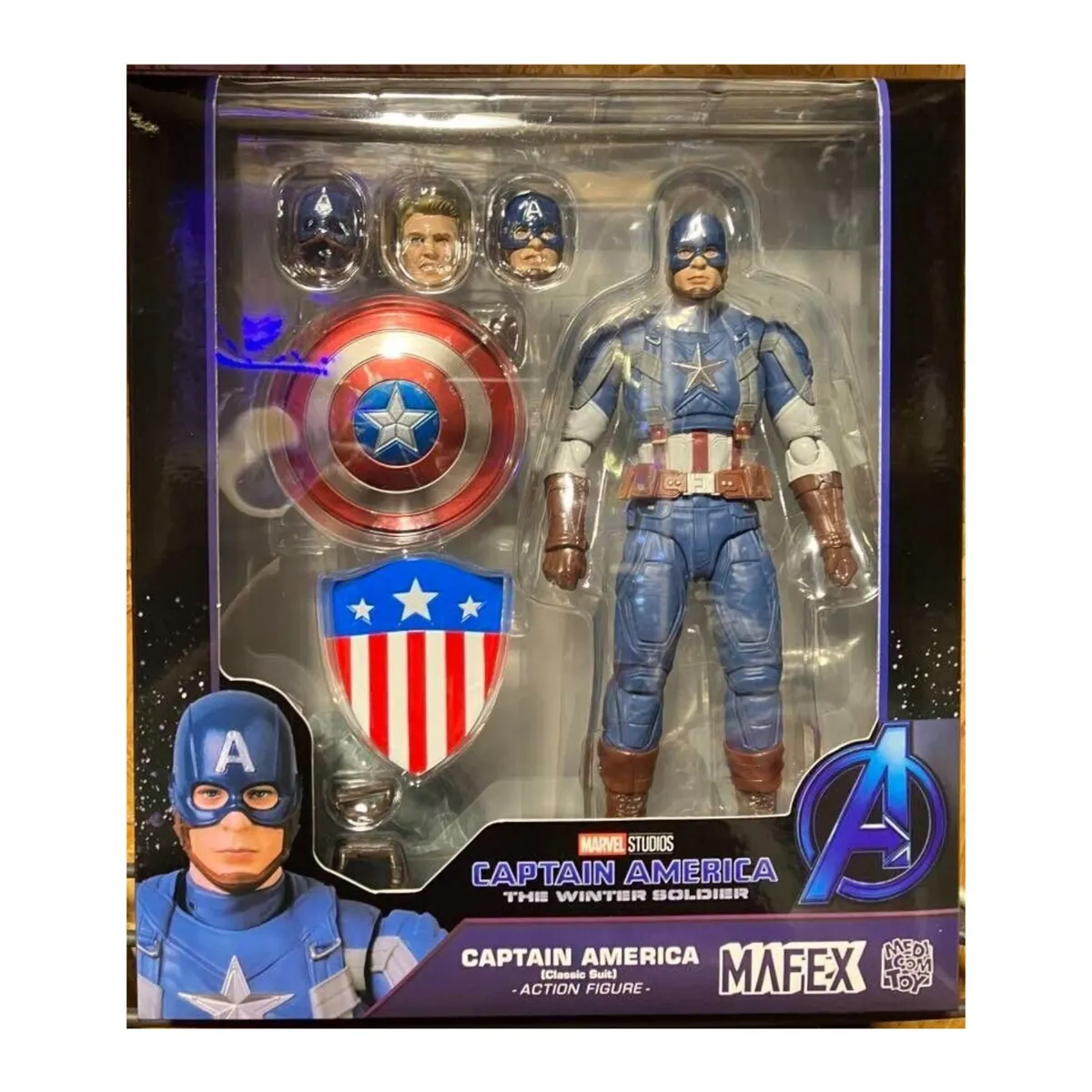 MARVEL - The Winter Soldier MAFEX 220 Capitan America Classic Suit