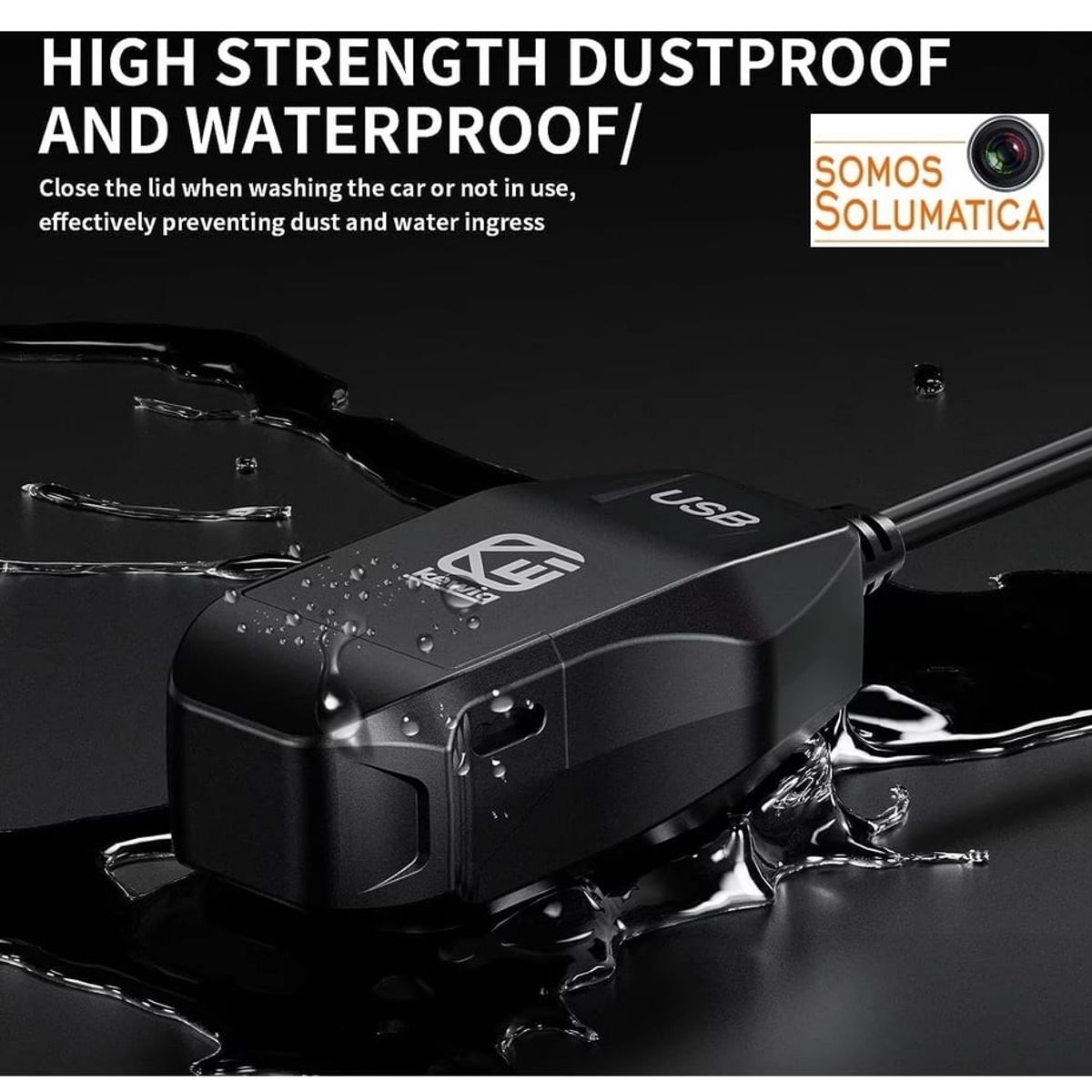 OEM - Cargador Para Moto tipo C - 36W PD - Acoplable De Timon