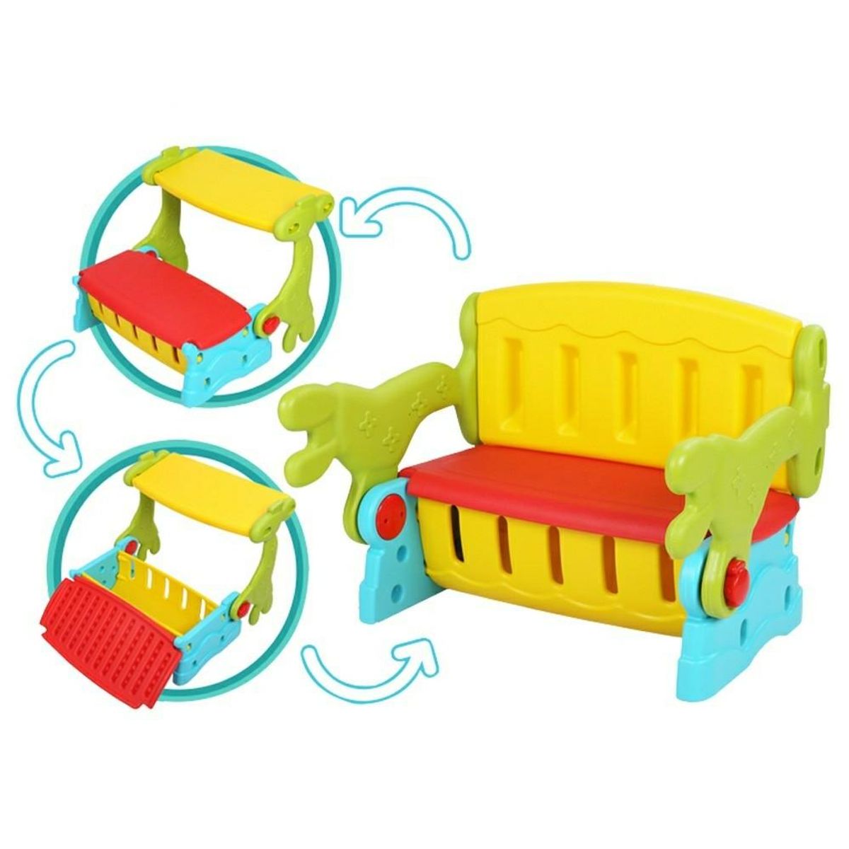 GENERICO - Mesa Escritorio multifuncional 3 en 1 infantil