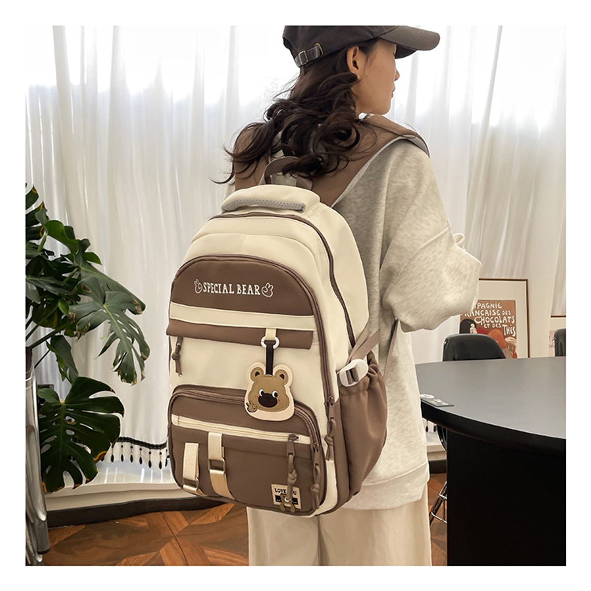 KEKEMI - MOCHILA KAWAI MODELO BEAR