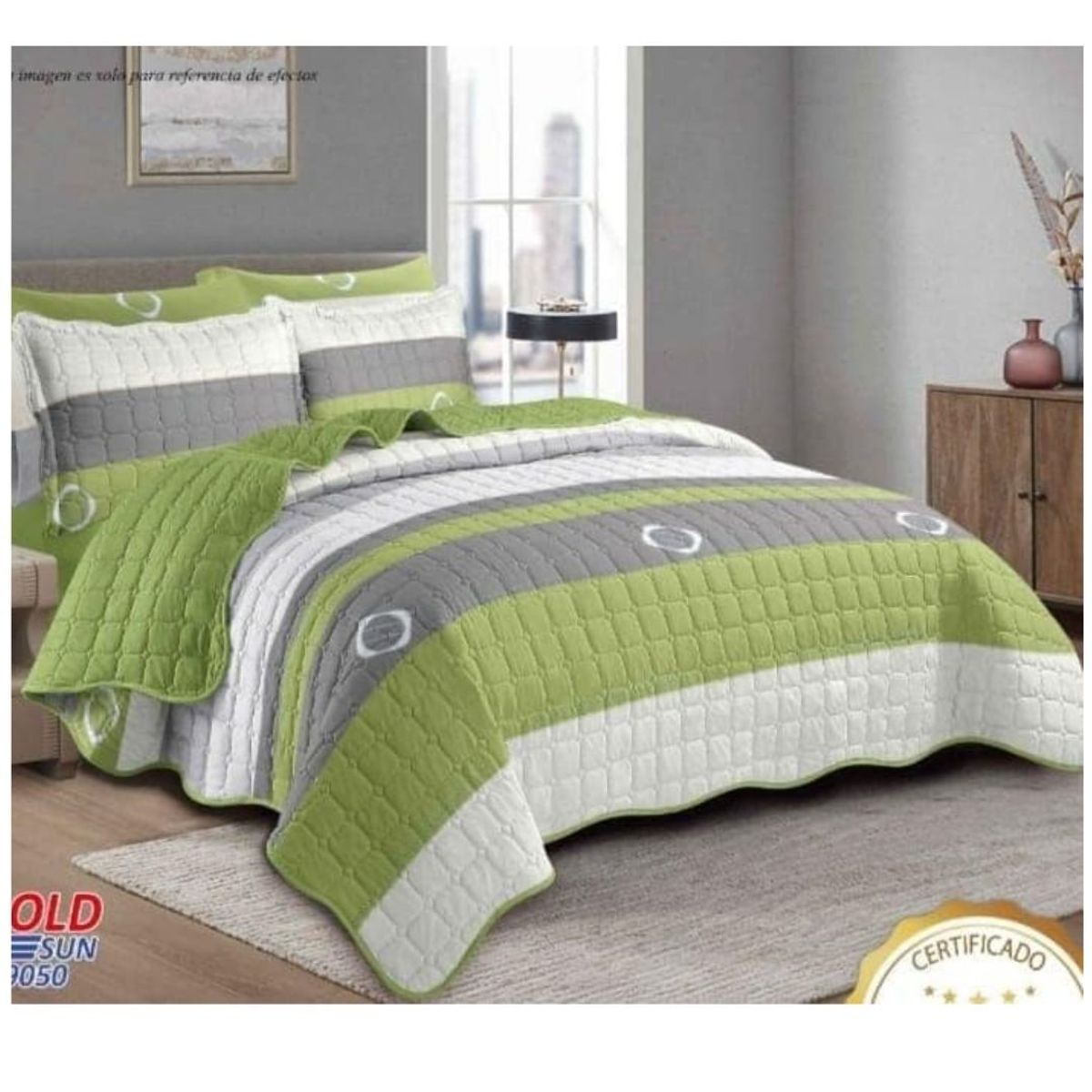 GOLDSUN - CUBRECAMA GOLDSUN 1 PIEZA DE 2 PLAZAS.