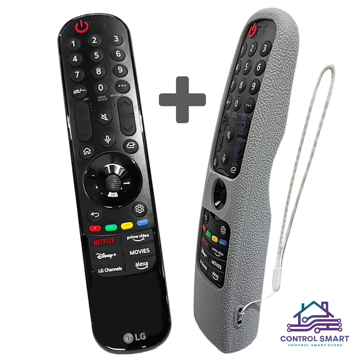 LG - Lg Magic Remote MR24GA Modelo 2024 + Funda  Plomo