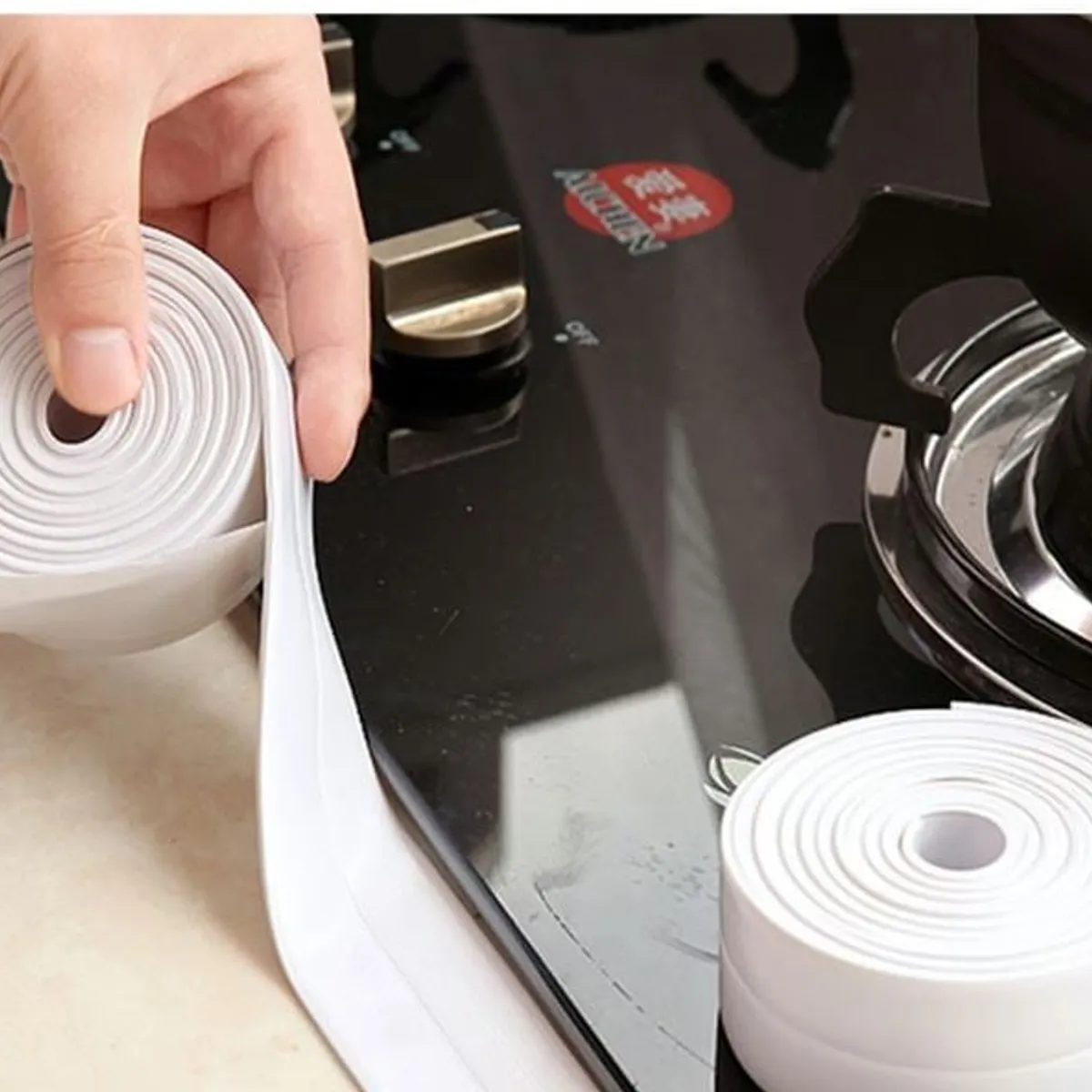 GENERICO - Cinta impermeable para bordes esquinas baño cocina lavadero