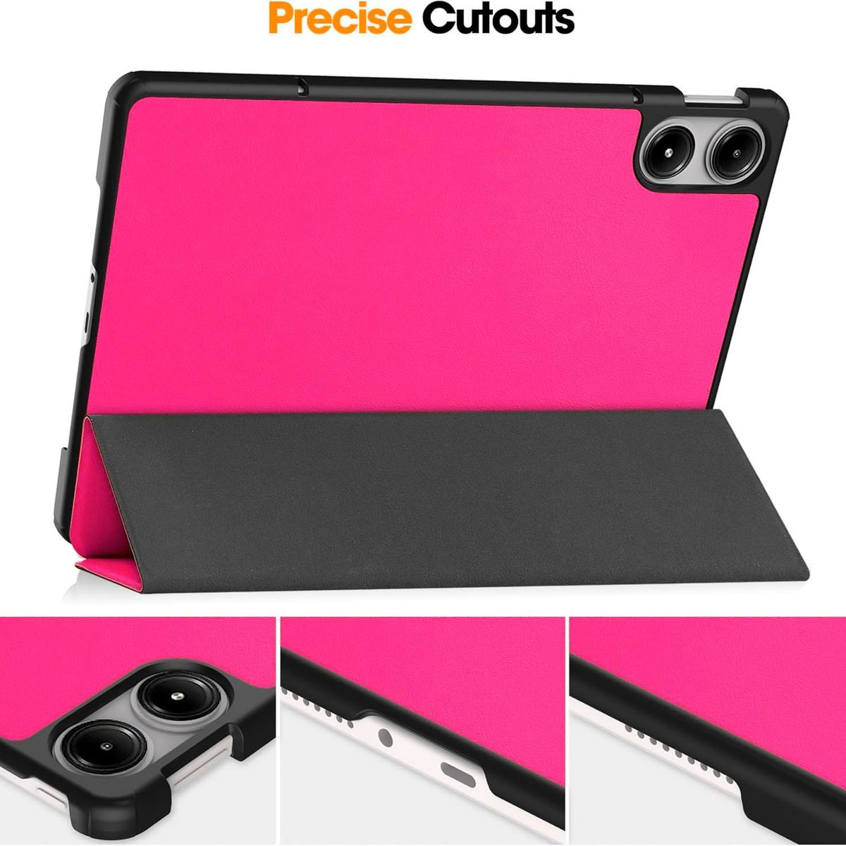FUNDAANTIGOLPES - Funda Bookcover para Tablet Huawei Matepad 11.5 S Fucsia