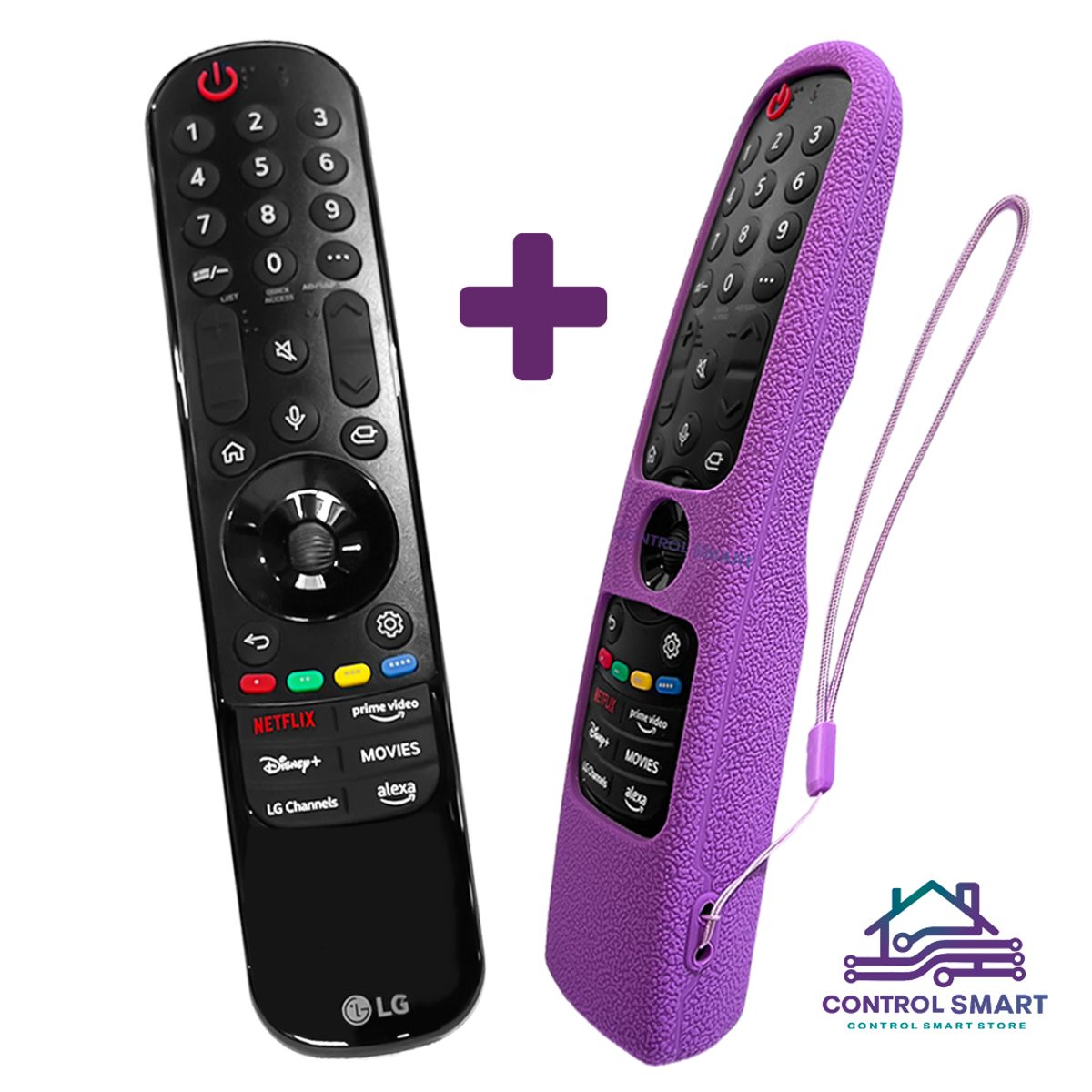 LG - Lg Magic Remote MR24GA Modelo 2024 + Funda Morada