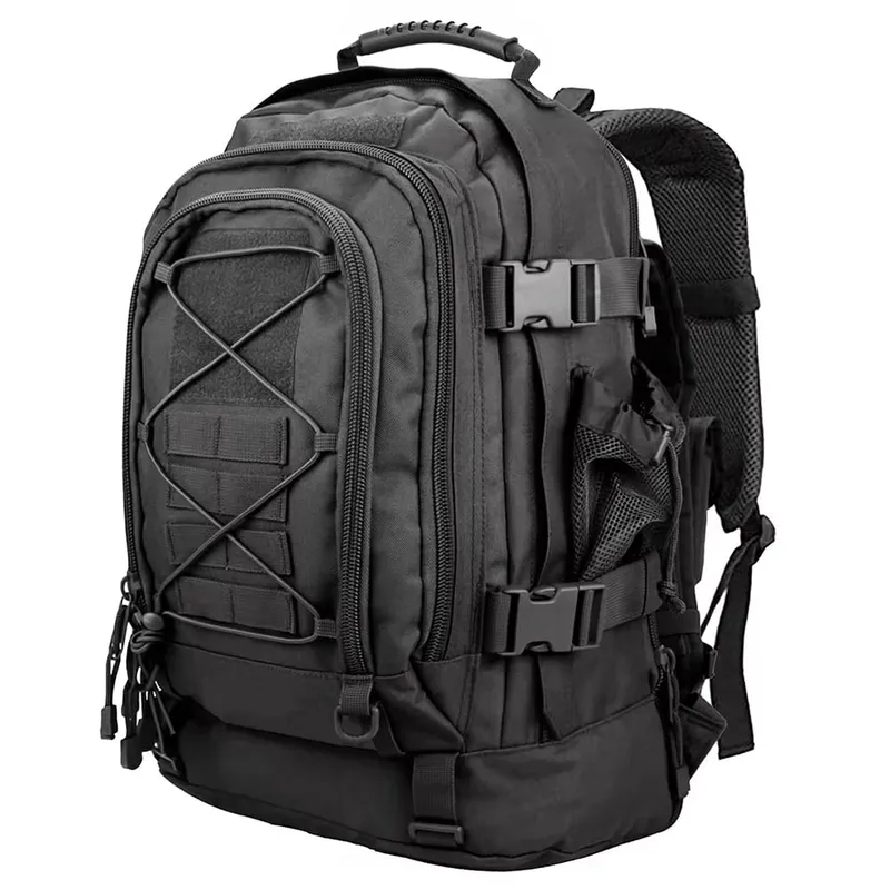 CAPTURE - Mochila Hombre Capture 1022 Tactica Expandible Viaje Negro