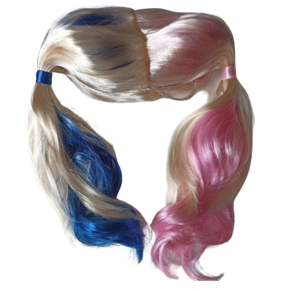 GENERICO - Peluca Harley Quinn disfraz Halloween Cosplay