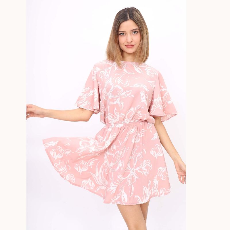 URPI DREAMS - vestido mujer corto de seda