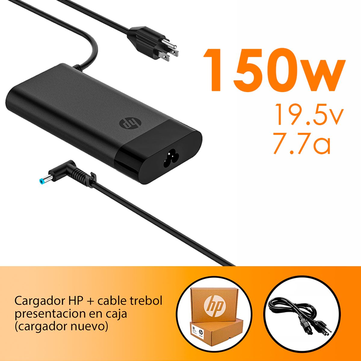 HP - Cargador Hp 19.5v 7.7a 150w  (original)