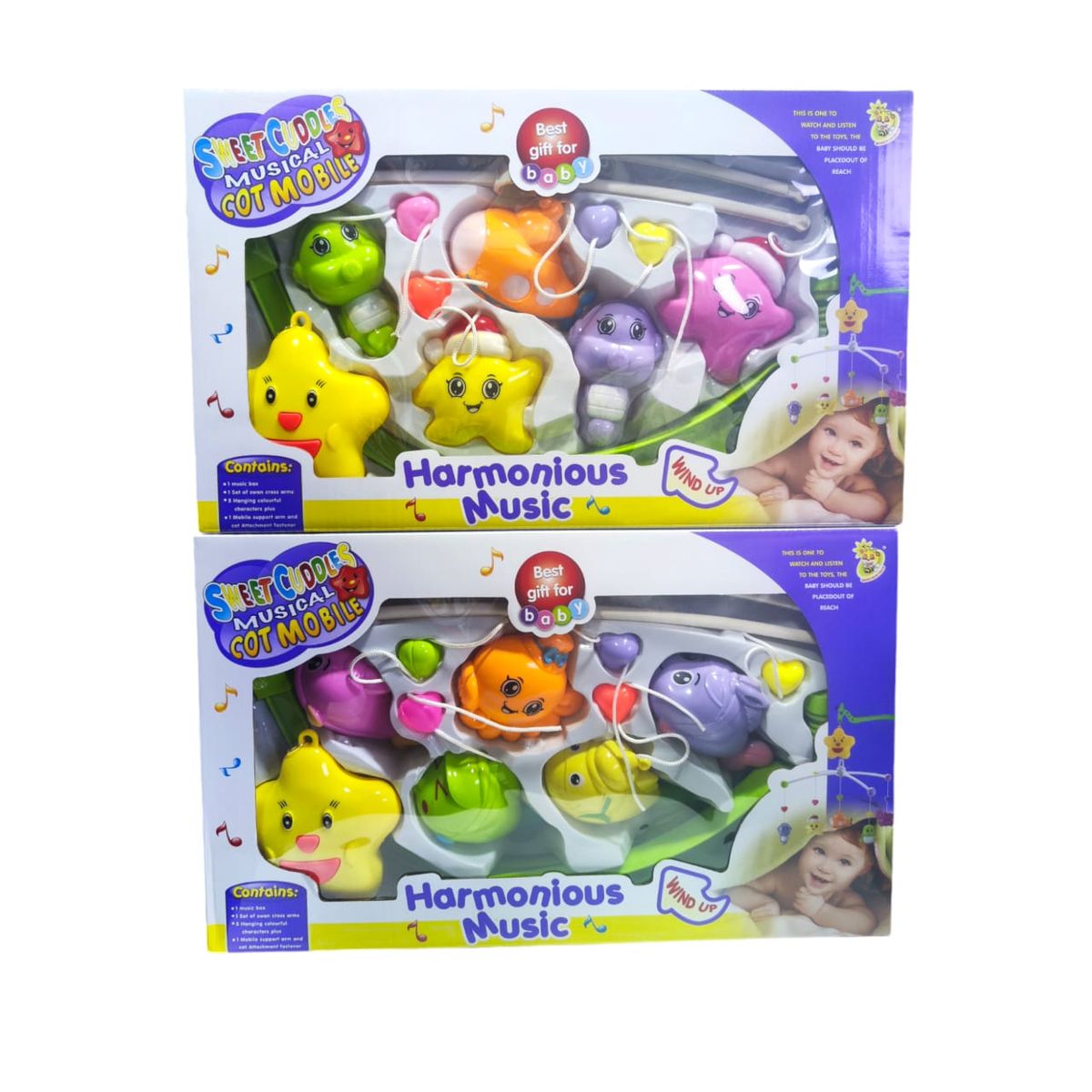 GENERICO - Móvil musical para cuna  de cuerda para bebés