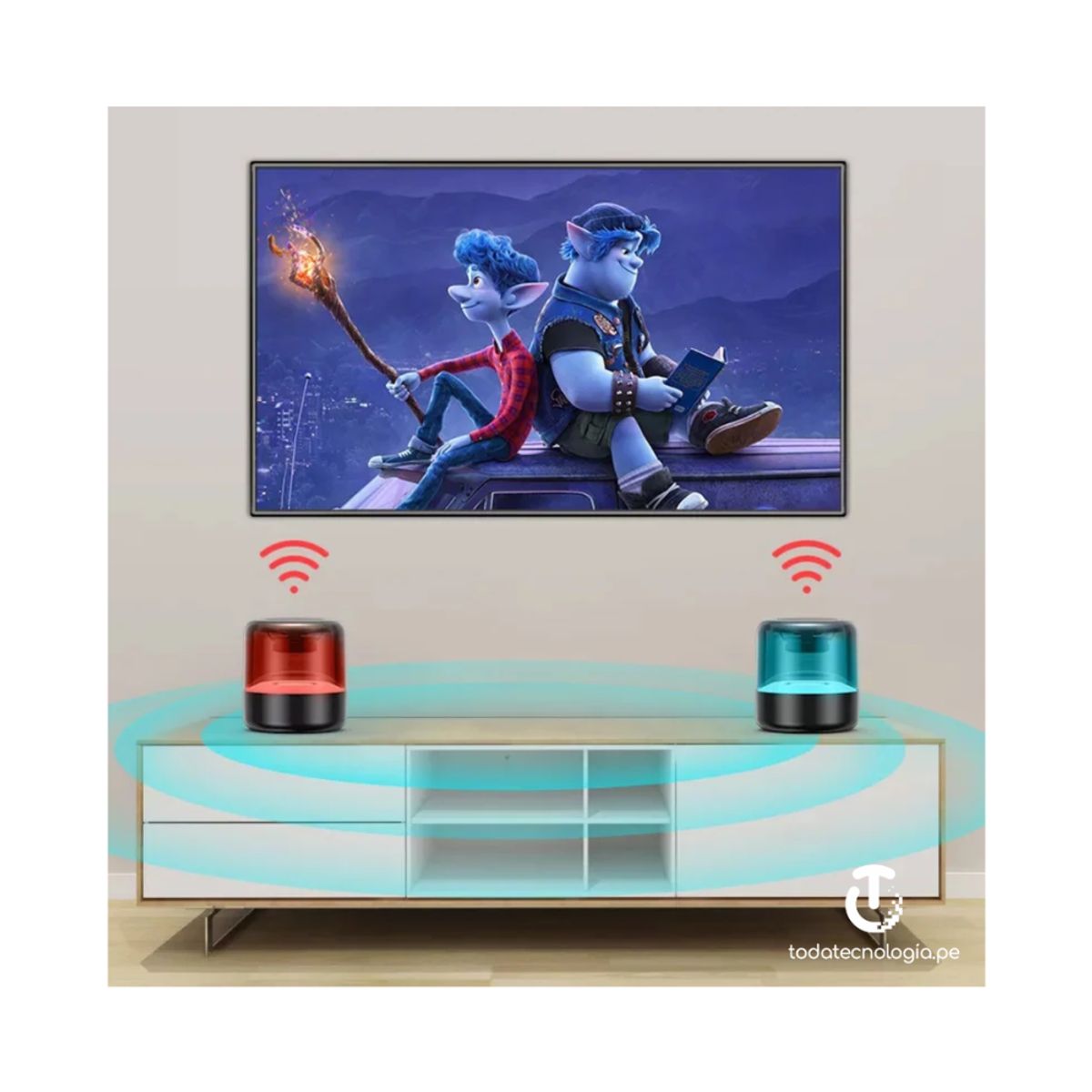 SEISA - Parlante Bluetooth Luces RGB Recargable Portatil SEISA YX-Z5BT