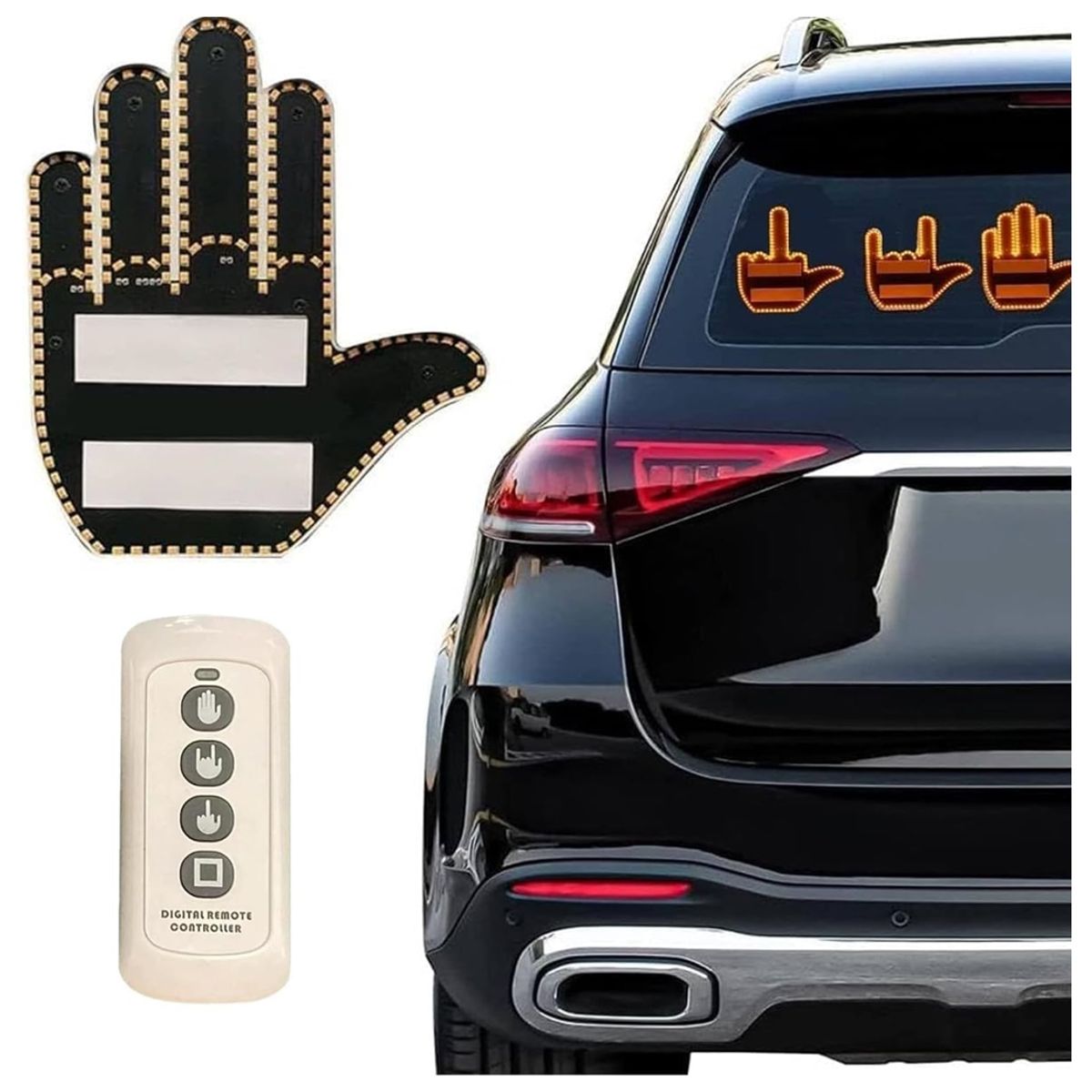 IMPORTADO MC - Mano LED Gestos Luminosos con Control Remoto TRES GESTOS