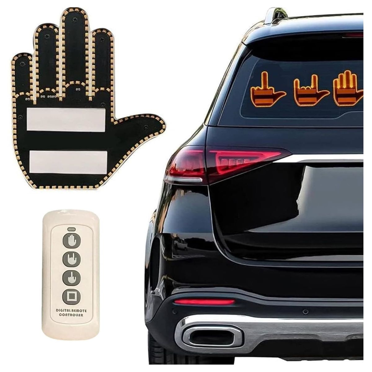 IMPORTADO MC - Mano LED Gestos Luminosos con Control Remoto TRES GESTOS