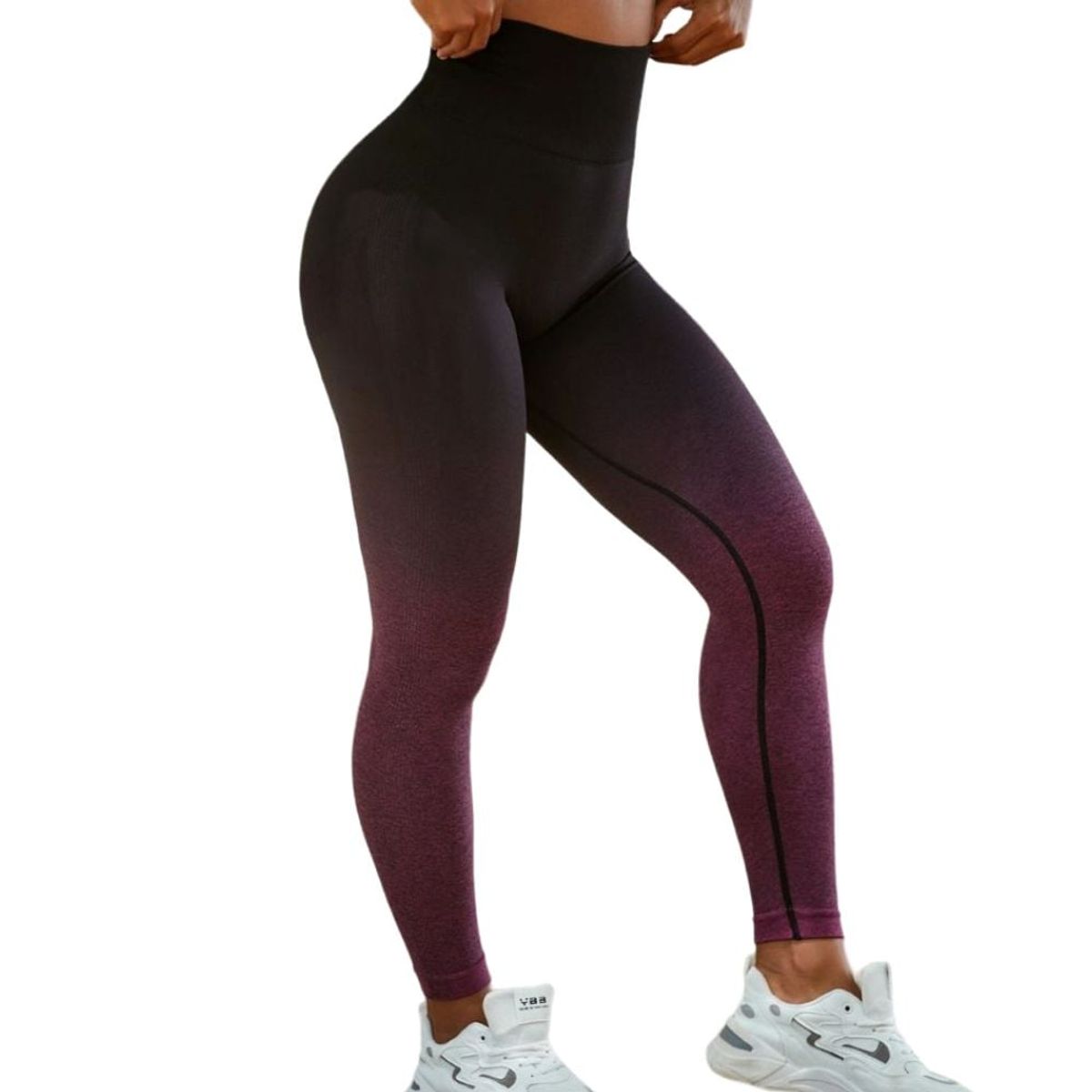 GENERICO - Leggins Deportivo Bicolor Push UP