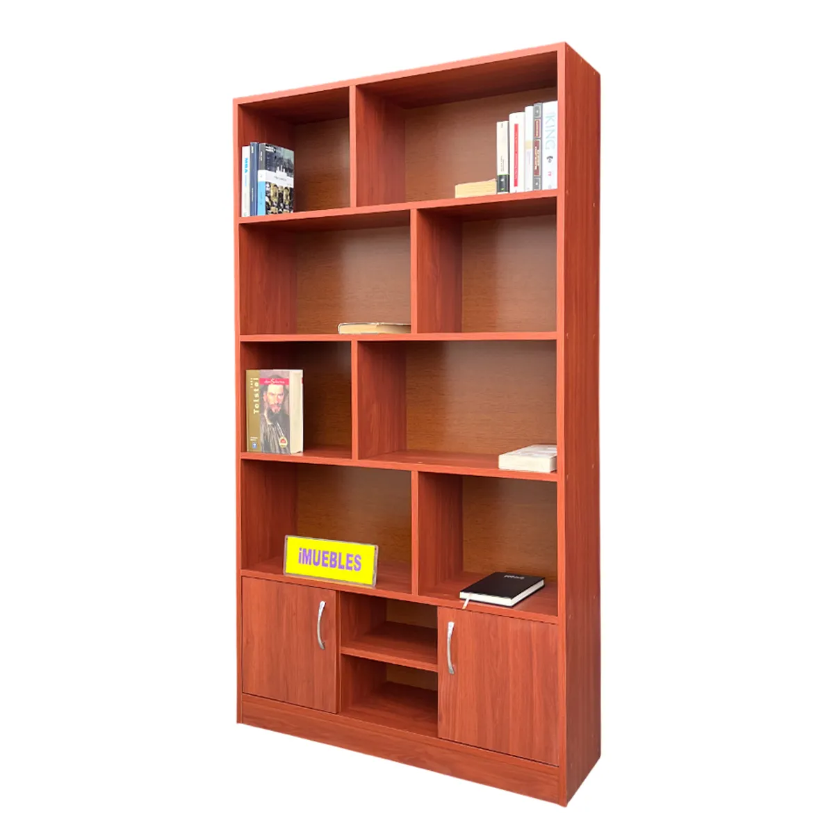 TEMEL - Librero De Melamina, Estante De Melamina, Biblioteca 1 Metro