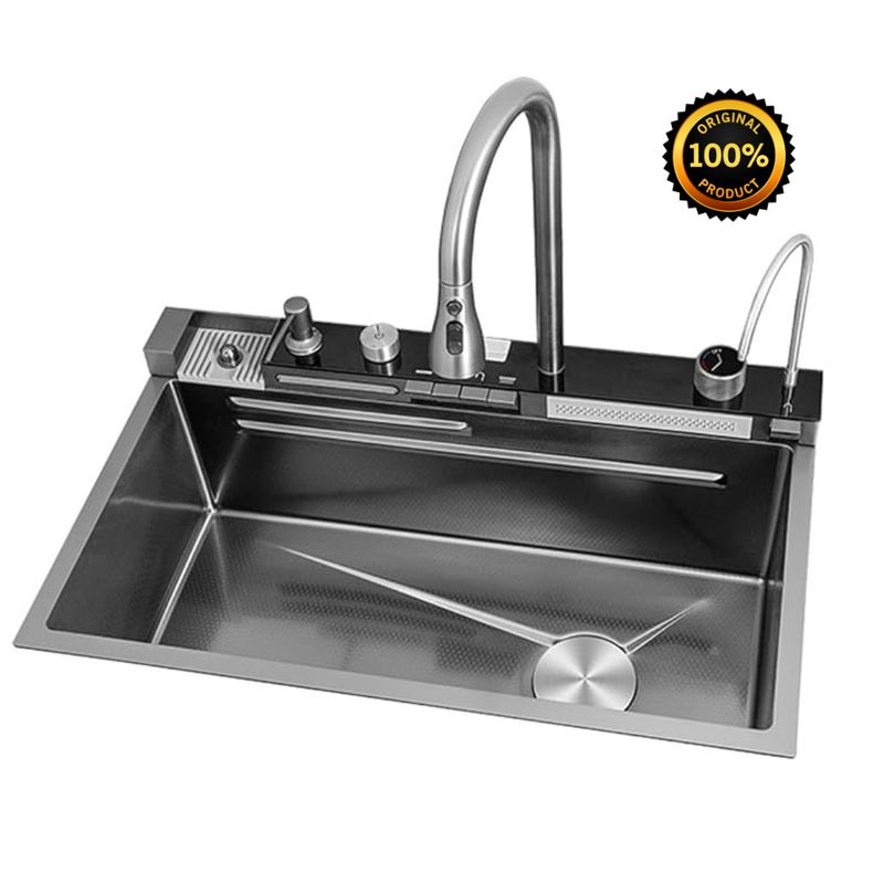 GENERICO - Lavadero Multifuncional 5 teclas Acero Inoxidable SUS 304 Premium