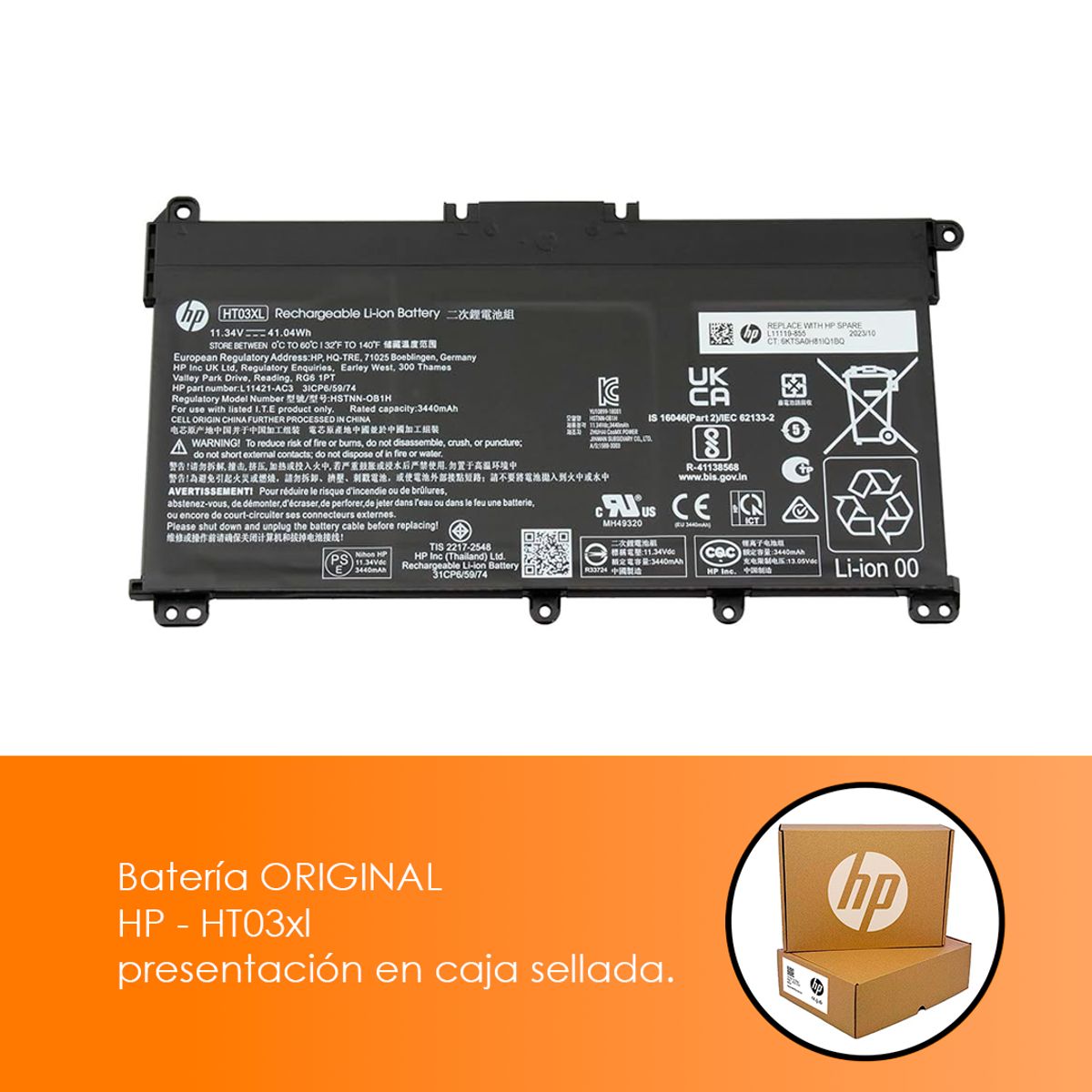 OEM - Bateria para HP original HT03xl