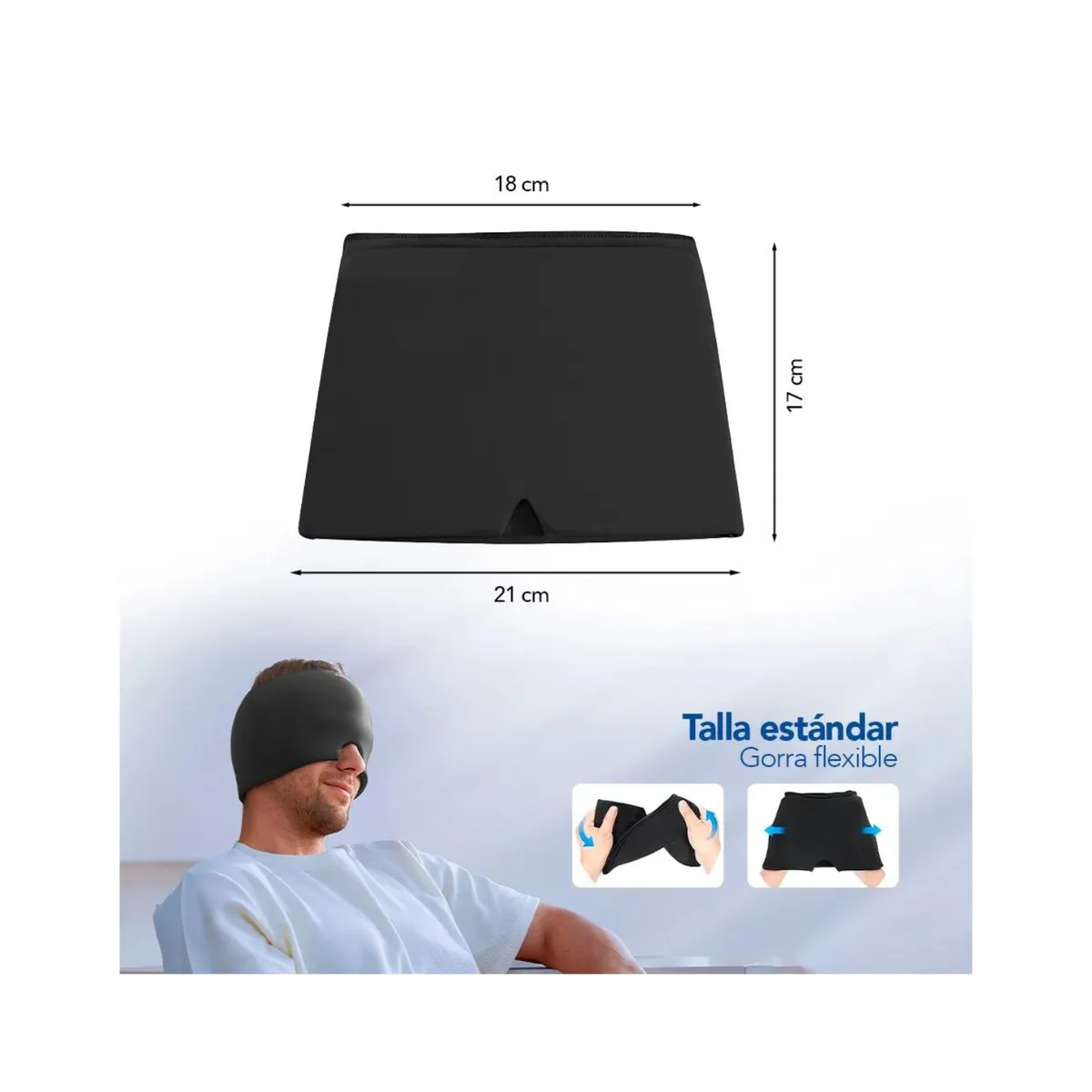 OEM - MÁSCARA EN GEL PARA MIGRAÑA